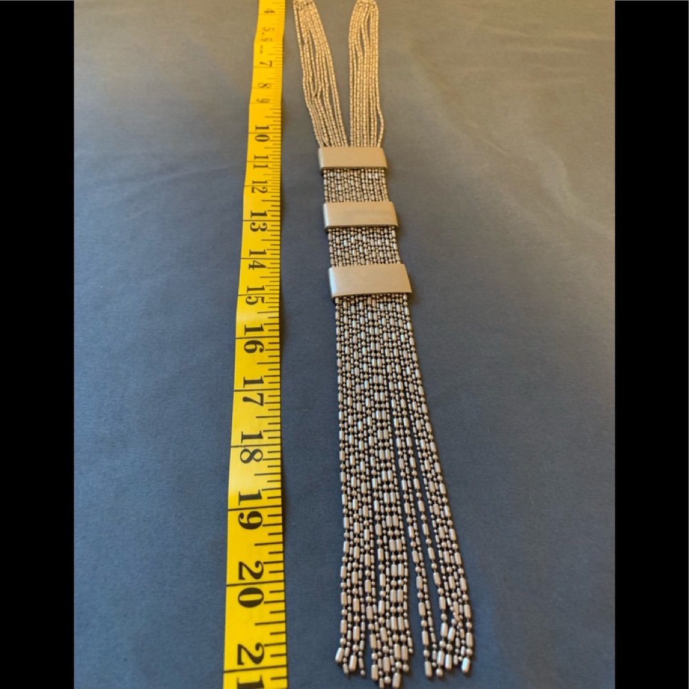Lia Sophia Silver Multi-Strand Necklace